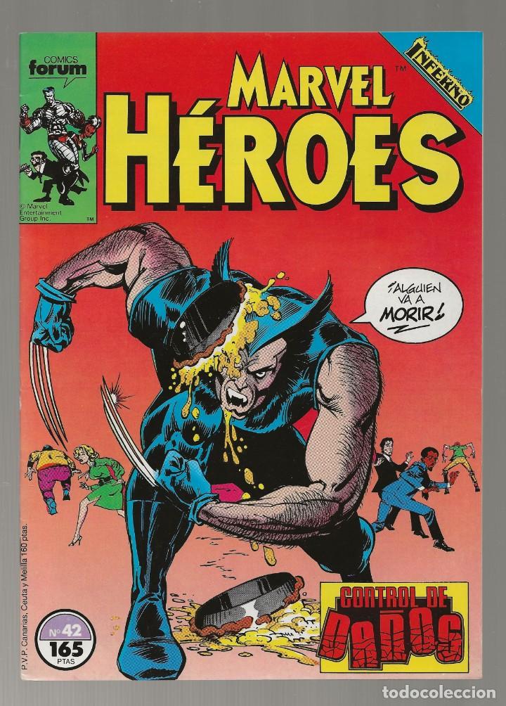C&oacute;mics: HEROES MARVEL n&ordm; 42 - FORUM 1989 ''BUEN ESTADO''