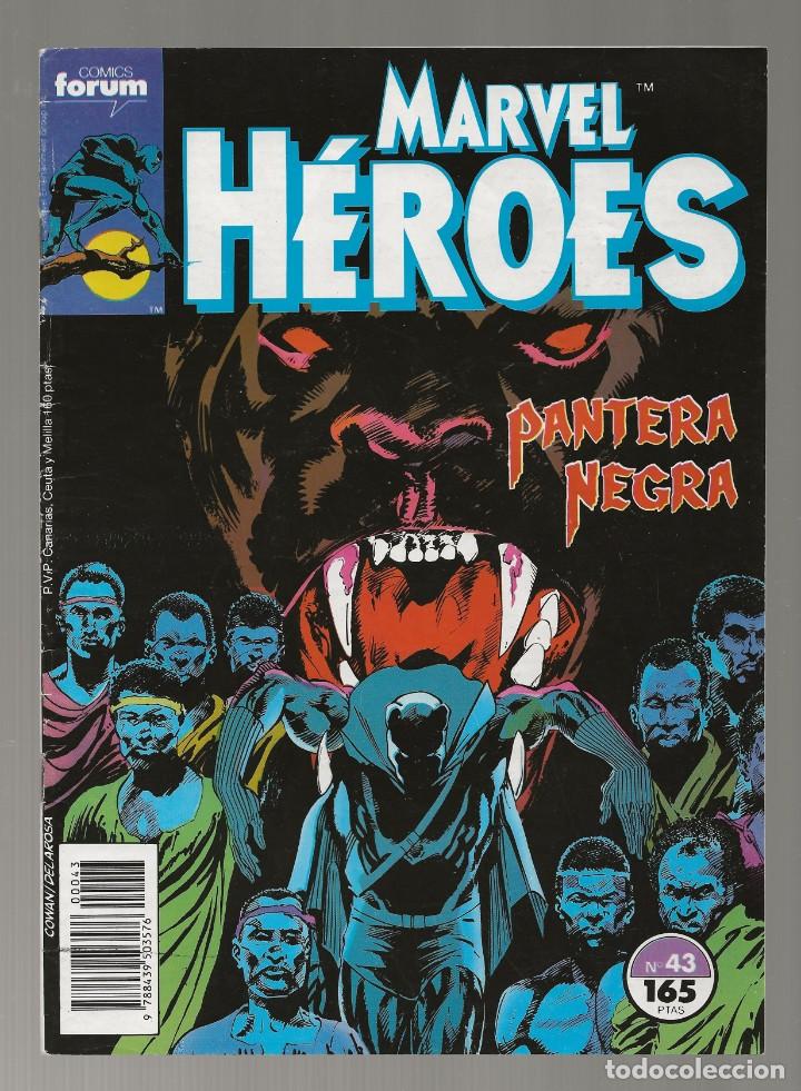 C&oacute;mics: HEROES MARVEL n&ordm; 43 - FORUM 1989