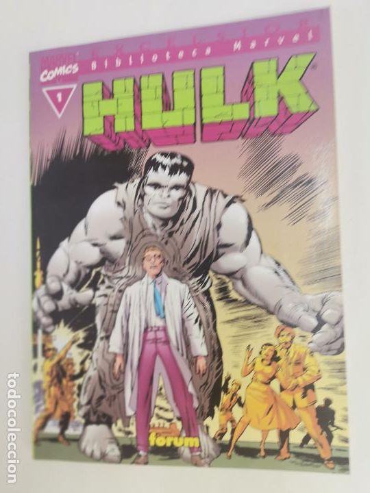 C&oacute;mics: COM-343. HULK, BIBLIOTECA MARVEL N&ordm;1. ED. FORUM. - Foto 1