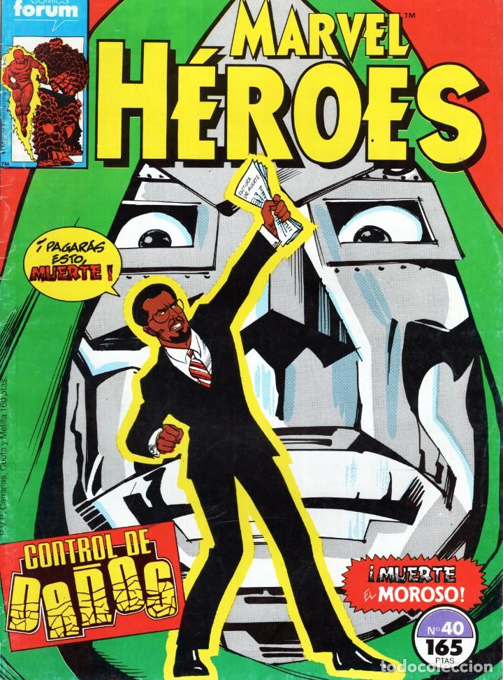 C&oacute;mics: MARVEL HEROES N&ordm; 40 - FORUM - BUEN ESTADO - Foto 1