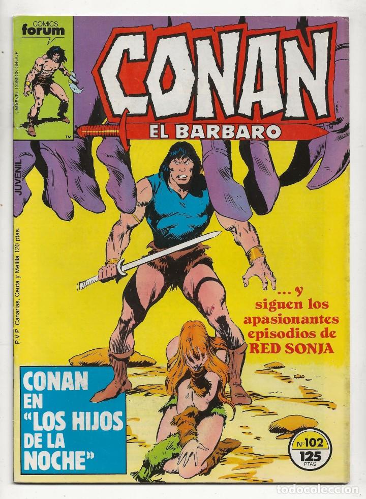 C&oacute;mics: CONAN EL BARBARO N&ordm; 102 - FORUM 1986 - Foto 1