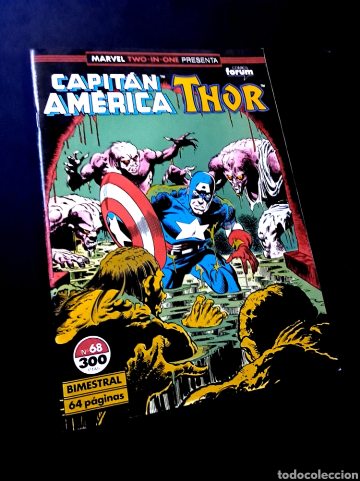 C&oacute;mics: EXCELENTE ESTADO CAPITAN AMERICA 68 FORUM COMICS GRAPA - Foto 1
