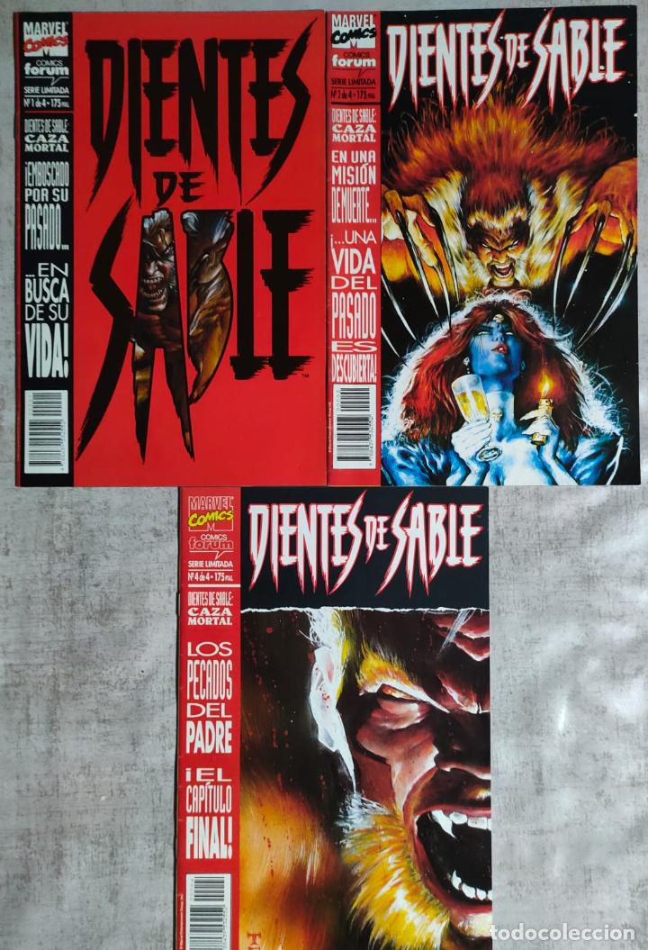 C&oacute;mics: DIENTES DE SABLE NUIEMERO 1,2,4 - Foto 1