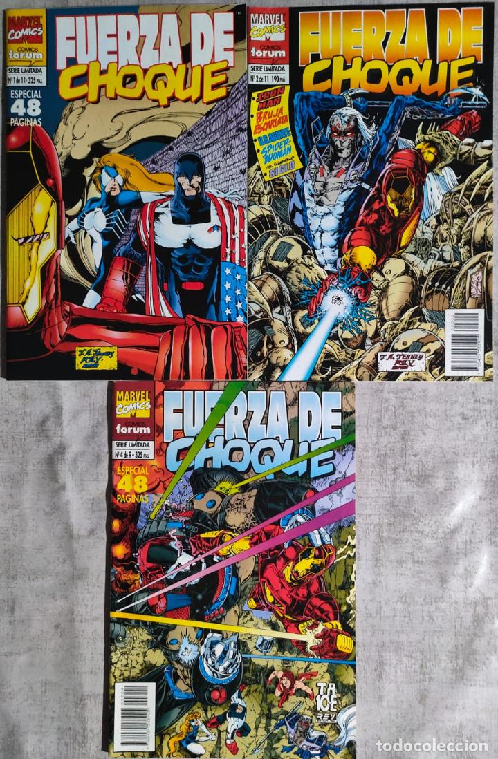 C&oacute;mics: FUERZA DE CHOQUE NUMEROS 1,2,4 - Foto 1