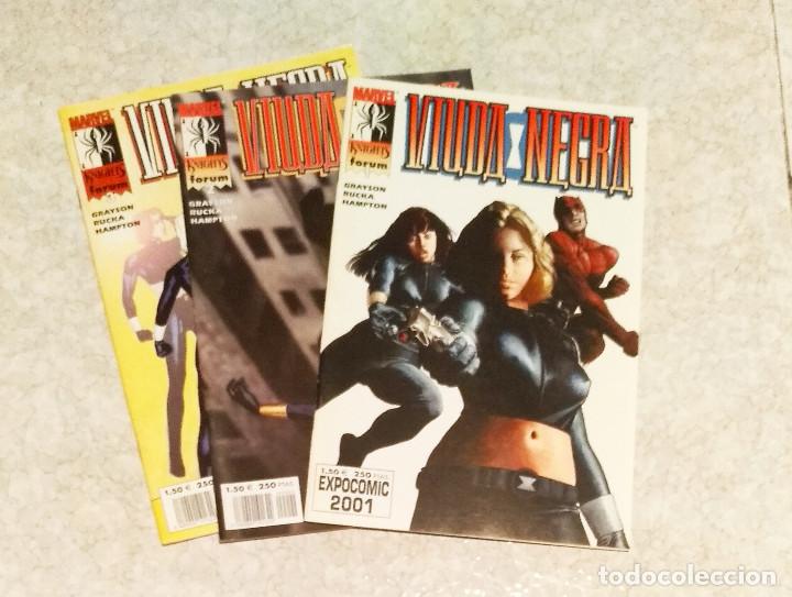 C&oacute;mics: Marvel Knights - Viuda Negra. Greg Rucka-Scott Hampton, Forum, 2001. - Foto 1