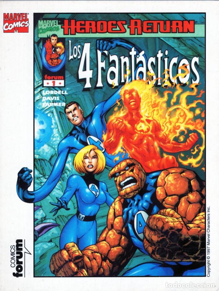 C&oacute;mics: POSTAL LOS 4 FANTASTICOS HEROES RETURN N&ordm; 1 - FORUM - Foto 1
