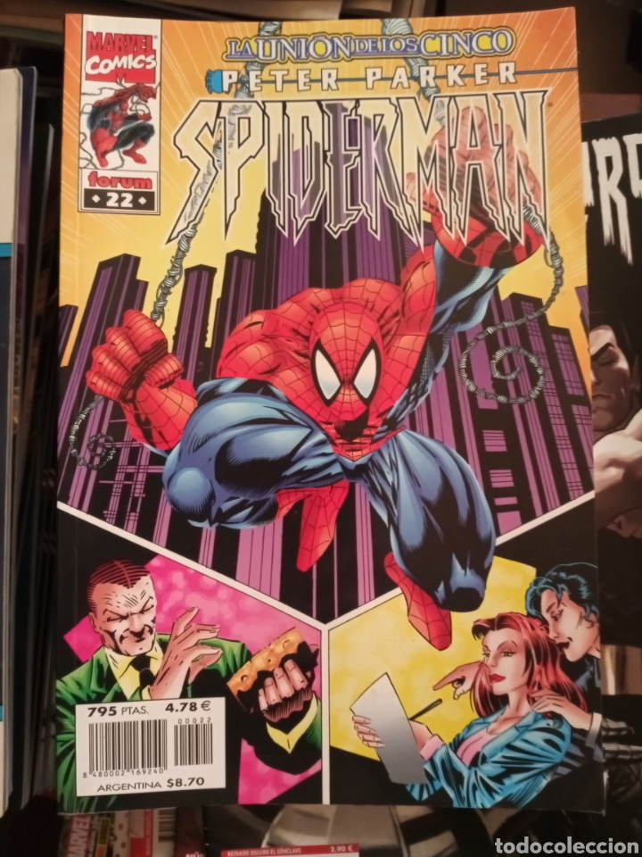 C&oacute;mics: Peter Parker Spiderman 22 lomo negro cj72 - Foto 1