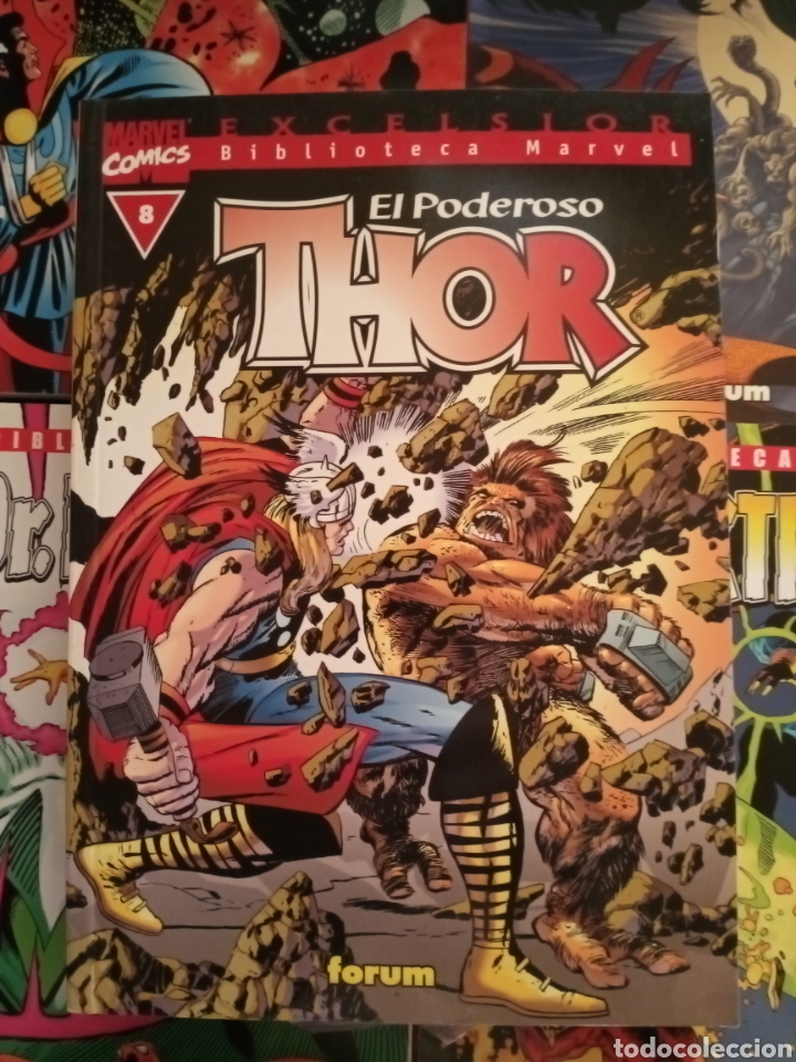 C&oacute;mics: Biblioteca Marvel Thor 8 cj72 - Foto 1