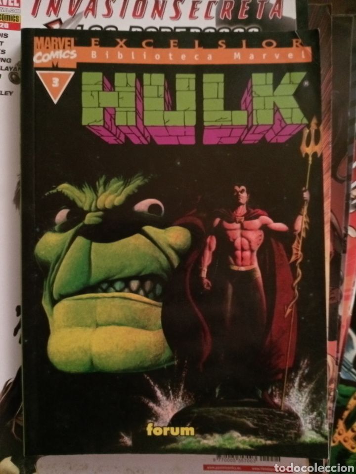 C&oacute;mics: Biblioteca Marvel Hulk 3 cj72 - Foto 1