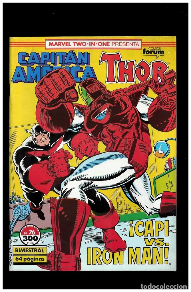 C&oacute;mics: Capit&aacute;n Am&eacute;rica Thor n&ordm; 76, F&oacute;rum en buen estado - Foto 1