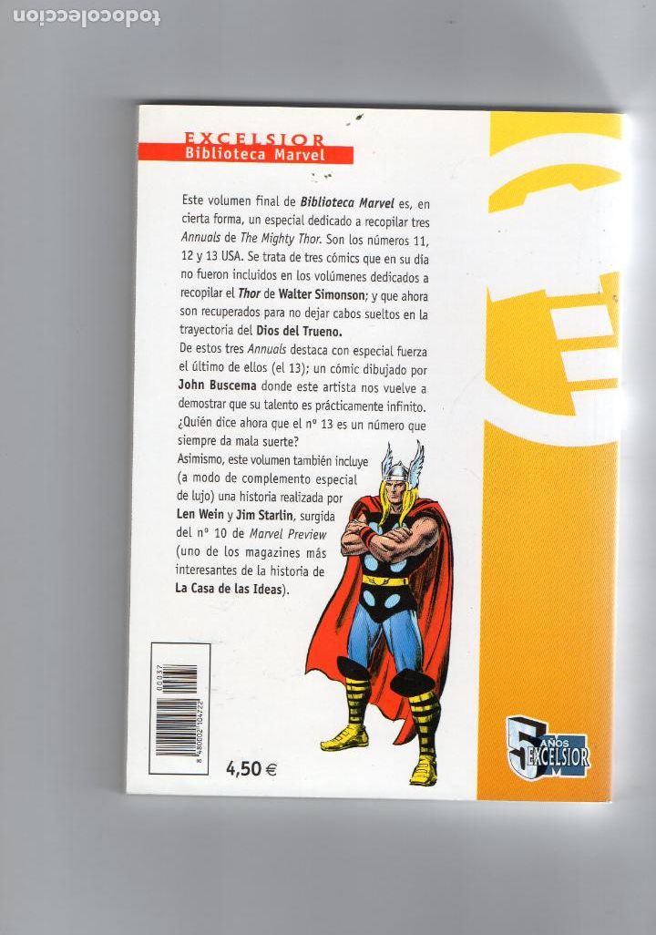 C&oacute;mics: BIBLIOTECA MARVEL THOR N&deg; 37 - Foto 2