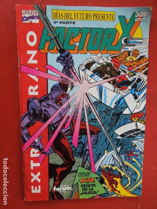 C&oacute;mics: MARVEL - FACTOR X - D&Iacute;AS DEL FUTURO PRESENTE 3&ordf; PARTE - EXTRA VERANO - COMICS FORUM 1991. - Foto 1