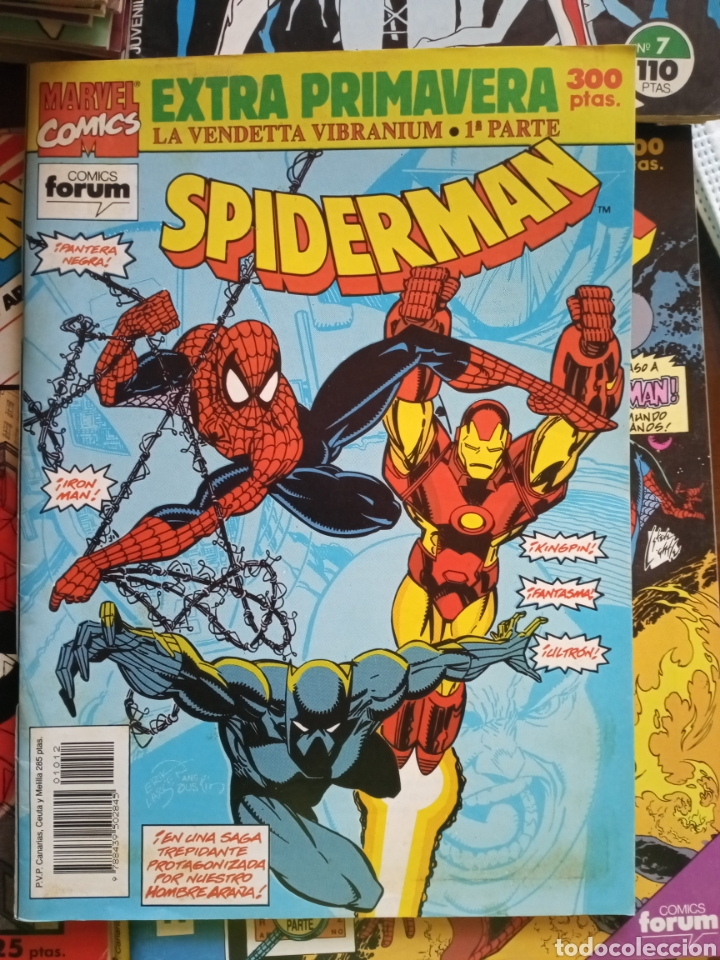 C&oacute;mics: Spiderman extra primavera 1992 Contiene p&oacute;ster cj59 - Foto 1