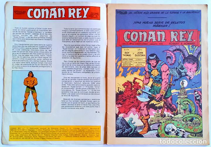 C&oacute;mics: Conan Rey N&ordm; 1 / Forum 1984 (Roy Thomas & John Buscema) - Foto 3
