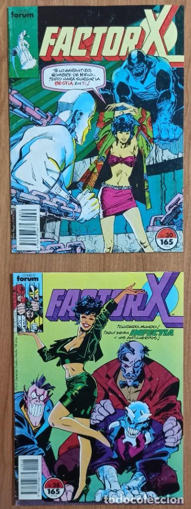 C&oacute;mics: FACTOR X - 2 EJEMPLARES N&ordm;28 Y 30 - FORUM 1990 NUEVOS. - Foto 1