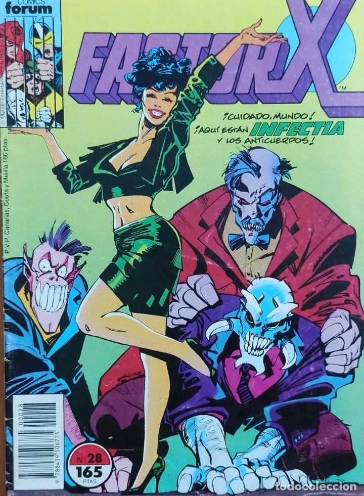 C&oacute;mics: FACTOR X - 2 EJEMPLARES N&ordm;28 Y 30 - FORUM 1990 NUEVOS. - Foto 3
