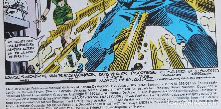 C&oacute;mics: FACTOR X N&ordm;28 - FORUM 1990 A ESTRENAR. - Foto 4
