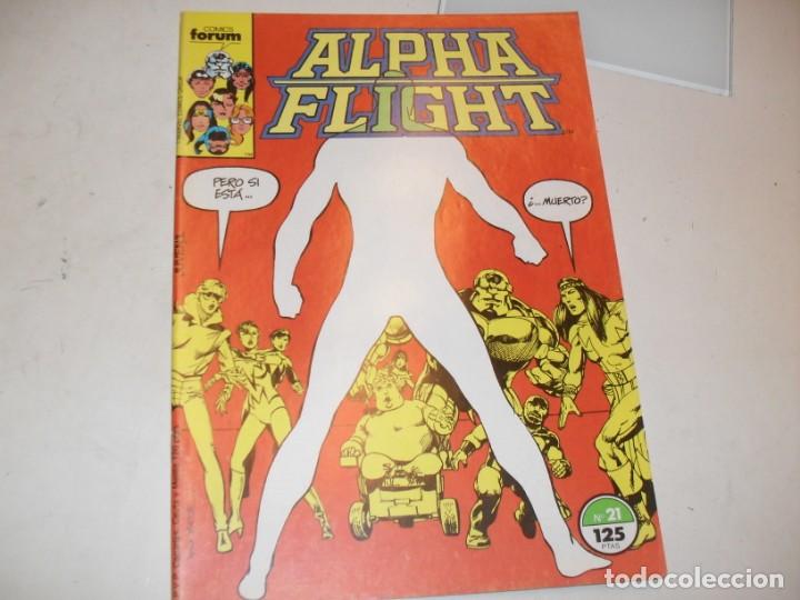 C&oacute;mics: ALPHA FLIGHT Y HULK,N&ordm; 21.(DE 61).FORUM COMICS,A&Ntilde;O 1985.DE KIOSKO. - Foto 1