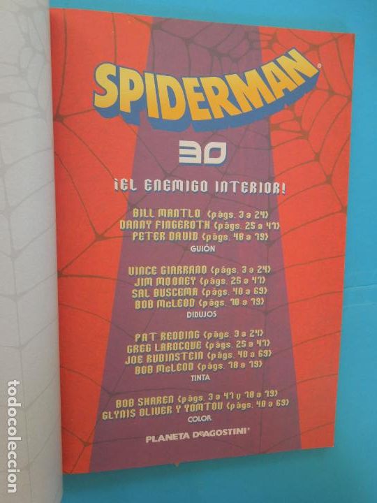 C&oacute;mics: SPIDERMAN N&ordm; 30- COMPULSION - MARVEL COMICS - PLANETA -2002 - Foto 2
