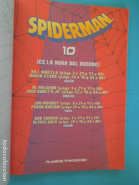 C&oacute;mics: SPIDERMAN N&ordm; 10- ES LA HORA DEL DUENDE - MARVEL COMICS - PLANETA -2002 - Foto 3