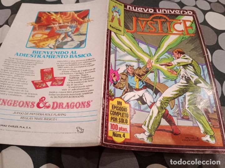 C&oacute;mics: JUSTICE N&ordm; 4- NUEVO UNIVERSO - COMICS FORUM 1988 - Foto 1