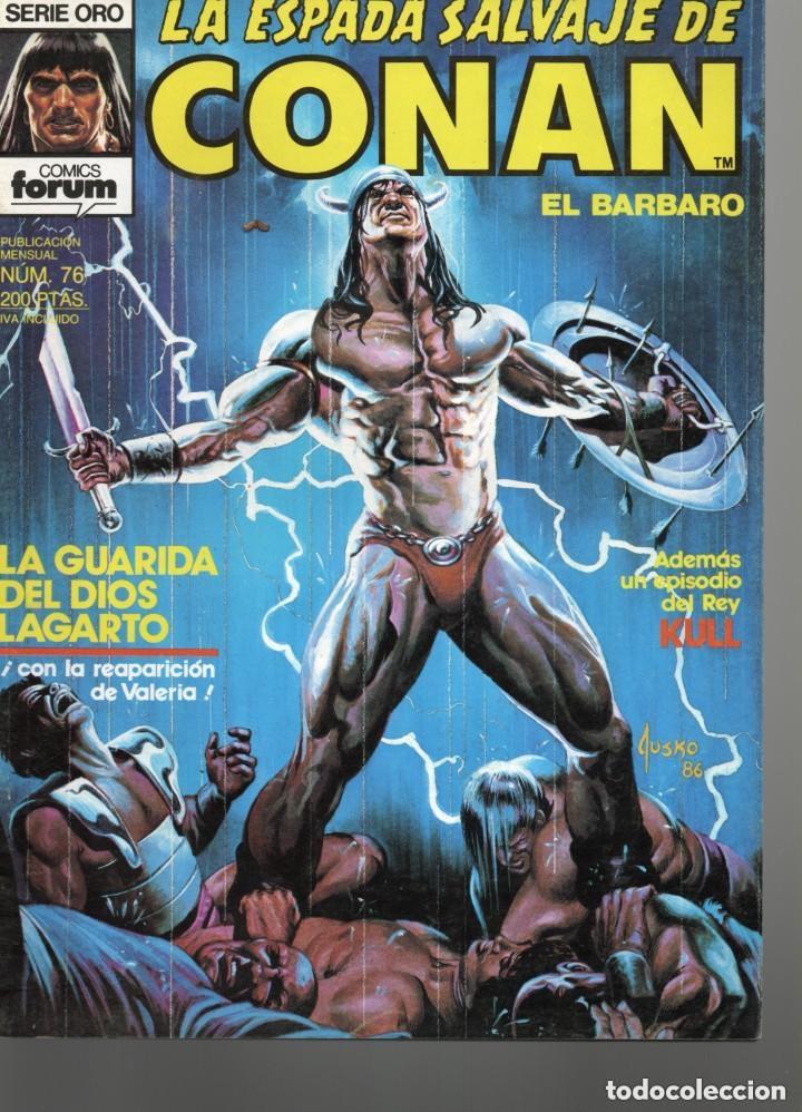 C&oacute;mics: LA ESPADA SALVAJE DE CONAN N&ordm; 76 - 1&ordf; - PRIMERA EDICION - Foto 1