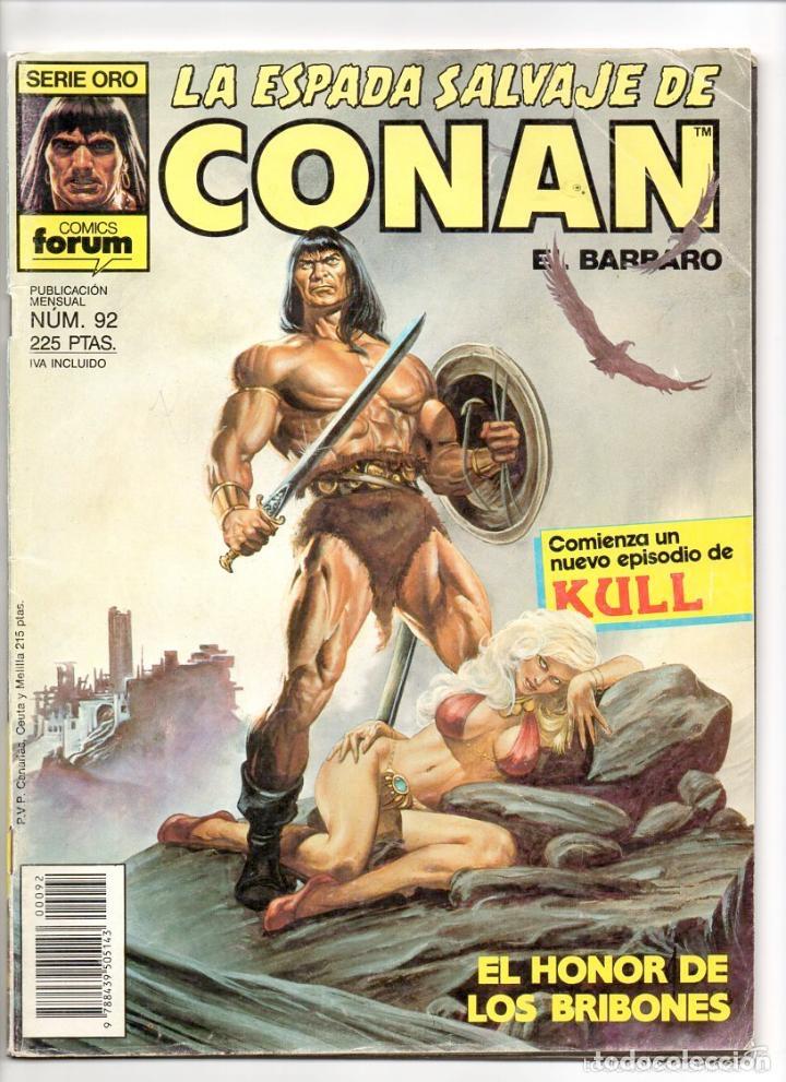 C&oacute;mics: LA ESPADA SALVAJE DE CONAN N&ordm; 92 - 1&ordf; - PRIMERA EDICION - Foto 1