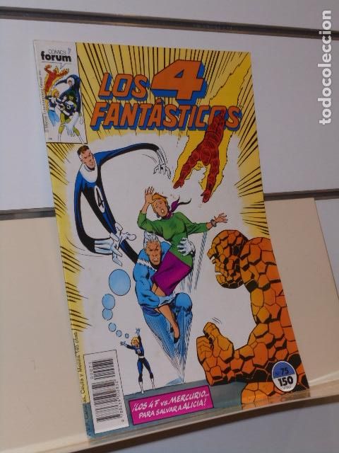 C&oacute;mics: LOS 4 FANTASTICOS VOL. 1 N&ordm; 75 MARVEL - FORUM - Foto 1