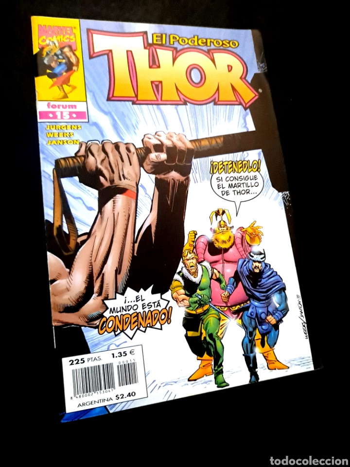 C&oacute;mics: CASI EXCELENTE ESTADO EL PODEROSO THOR 15 FORUM COMICS GRAPA - Foto 1