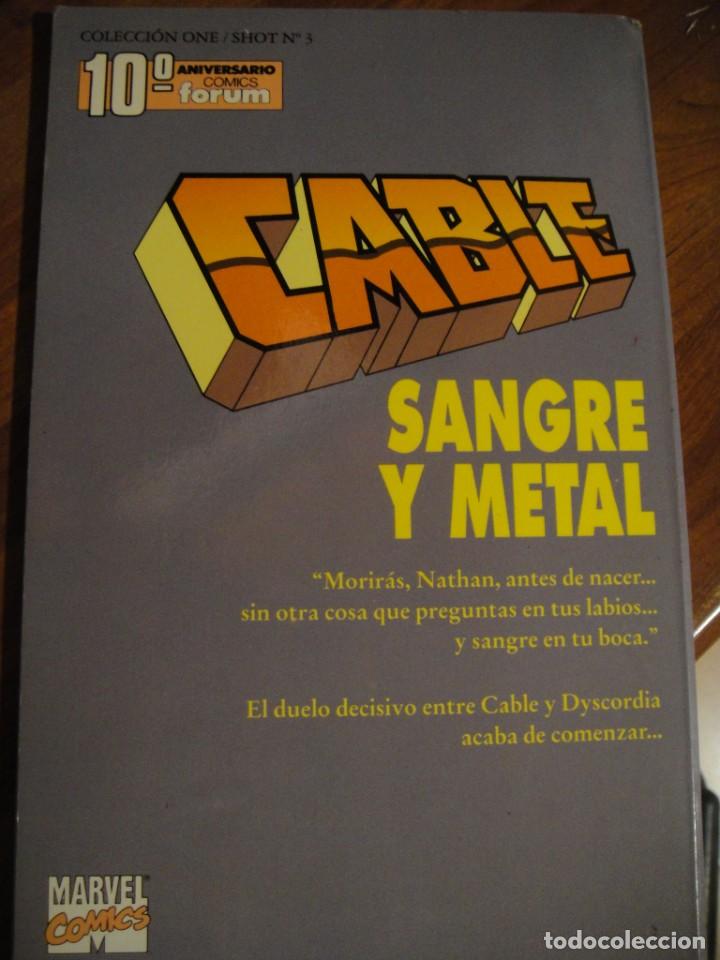C&oacute;mics: cable , coleccion one / shot n&ordm; 3 - salon del comic 1993 - Foto 2