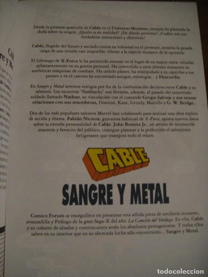 C&oacute;mics: cable , coleccion one / shot n&ordm; 3 - salon del comic 1993 - Foto 5