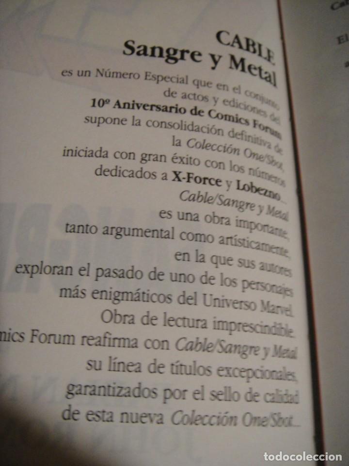 C&oacute;mics: cable , coleccion one / shot n&ordm; 3 - salon del comic 1993 - Foto 6