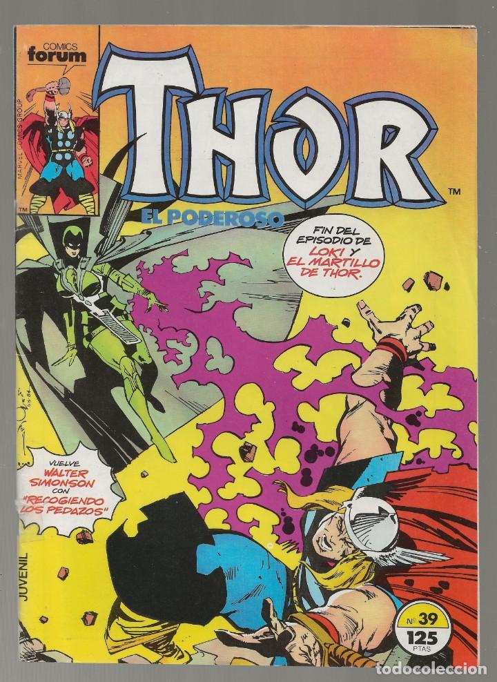 C&oacute;mics: THOR EL PODEROSO VOL. 1 - N&ordm; 39 - FORUM 1983 - Foto 1