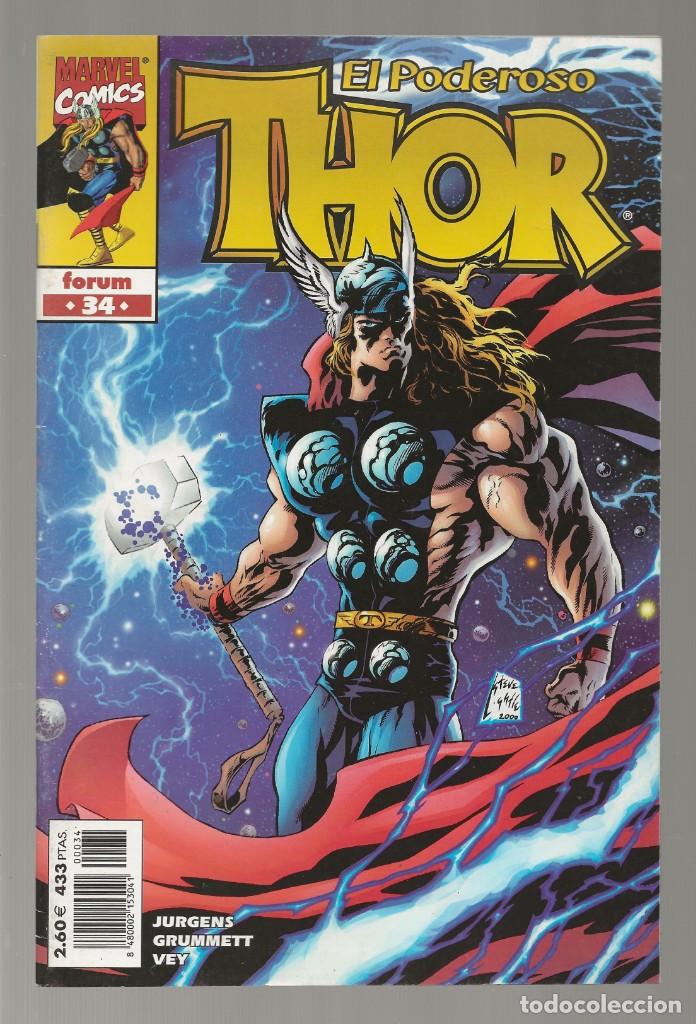C&oacute;mics: THOR EL PODEROSO VOL. 4 - IV - N&ordm; 34 - FORUM 2001 EXCELENTE ESTADO - Foto 1