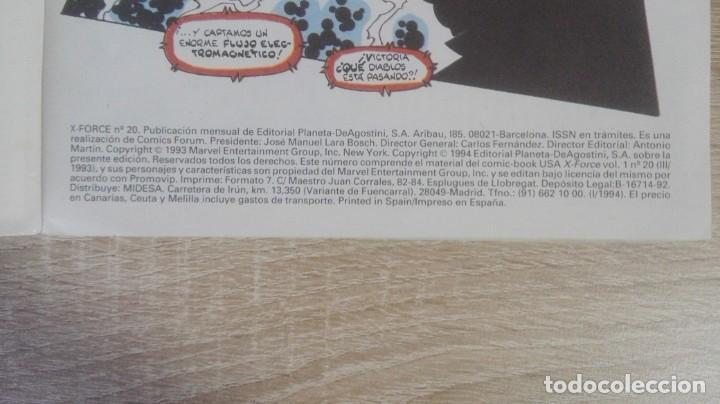 C&oacute;mics: X-FORCE N&ordm; 20 ASALTO A GRAYMALKIN -MARVEL-C&Oacute;MICS FORUM-A&Ntilde;O 1994. - Foto 3