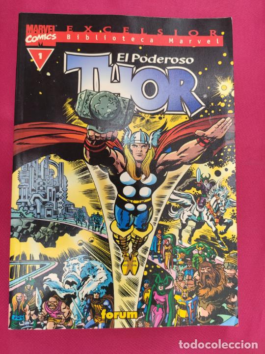 C&oacute;mics: EL PODEROSO THOR. N&ordm; 1. BIBLIOTECA MARVEL. FORUM. - Foto 1