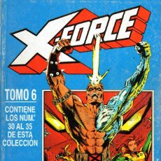 Comics: X-FORCE TOMO 6 RETAPADO CON LOS NUMEROS 30 AL 35 - FORUM - BUEN ESTADO. Lote 356708400