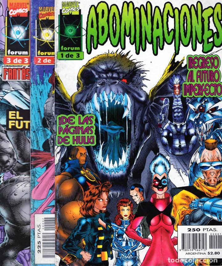 Comics: ABOMINACIONES COMPLETA NUMEROS 1 AL 3 - FORUM - MUY BUEN ESTADO