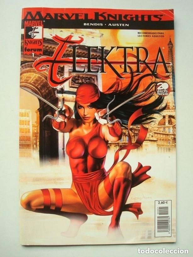 C&oacute;mics: ELEKTRA N&ordm; 1 - MARVEL KNIGHTS - BENDIS / AUSTEN - FORUM - Foto 1