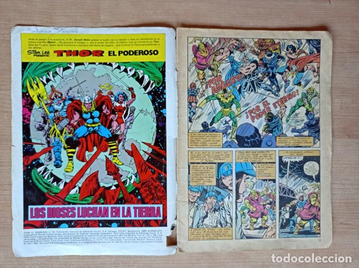 C&oacute;mics: THOR EL PODEROSO, COMIC MARVEL, FORUM, N&ordm; 18, EDIT. PLANETA-DE AGOSTINI, 1983 ... L5542 - Foto 2