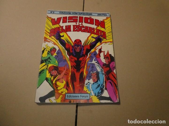 C&oacute;mics: colecci&oacute;n extra superheroes n&ordm; 2, visi&oacute;n y la bruja escarlata - Foto 1