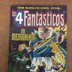 Comics: LOS 4 FANTÁSTICOS. IN MEMORIAM (TOM DEFALCO / PAUL RYAN) - FORUM, 1996. Lote 358406170