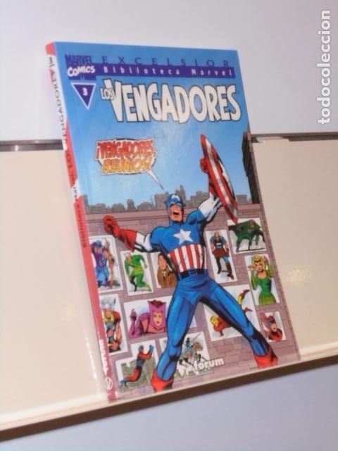 C&oacute;mics: BIBLIOTECA MARVEL EXCELSIOR CAPITAN AMERICA NUMERO 3 - FORUM - Foto 1