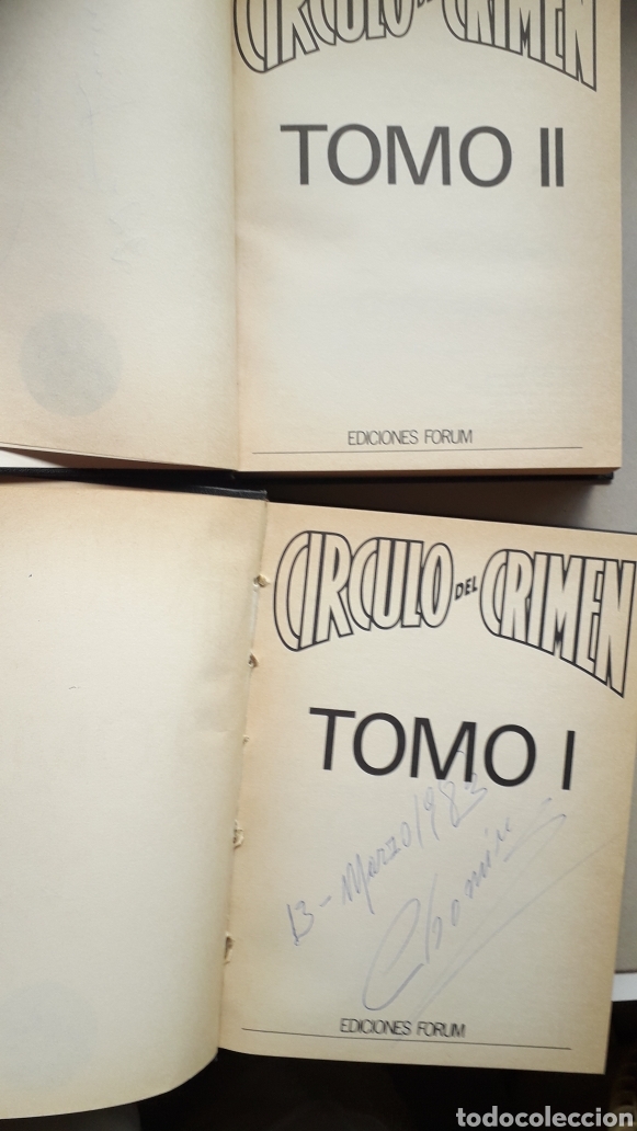 C&oacute;mics: CIRCULO DEL CRIMEN - TOMO I y II - EDICIONES FORUM *tgf - Foto 2