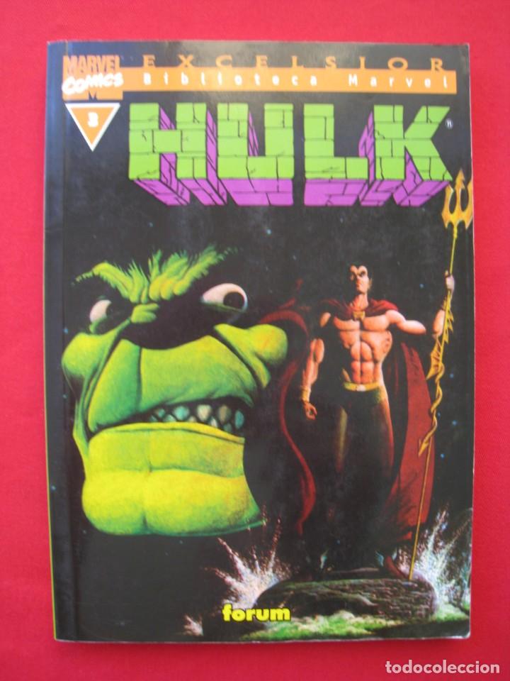 C&oacute;mics: BIBLIOTECA MARVEL - HULK - N&ordm; 3 - FORUM. - Foto 1