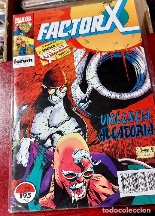 C&oacute;mics: FACTOR X. VOLUMEN 1. N&Uacute;MERO 72. EDITORIAL F&Oacute;RUM. - Foto 1