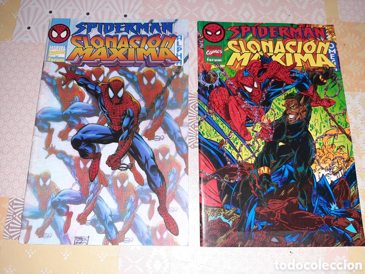 C&oacute;mics: Spiderman Clonaci&oacute;n M&aacute;xima Alpha y Omega 2 vol&uacute;menes - Foto 1