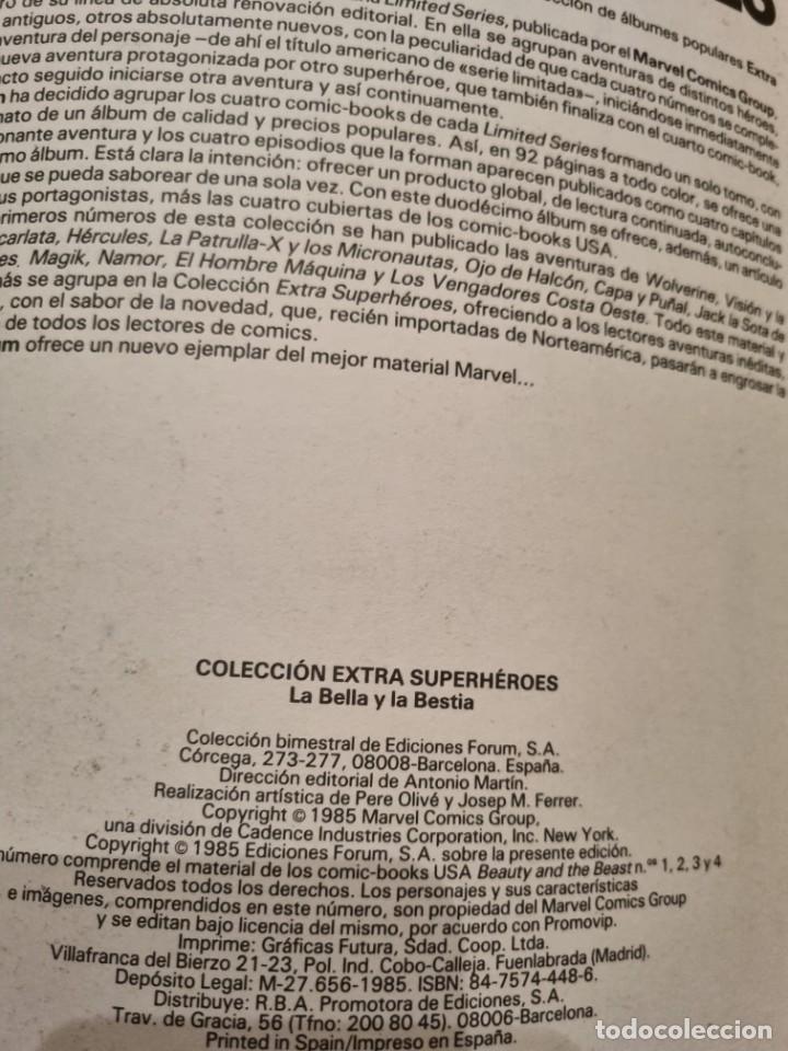 C&oacute;mics: COLECCION EXTRA DE SUPERHEROES FORUM 1982. 4 NUMEROS - Foto 10