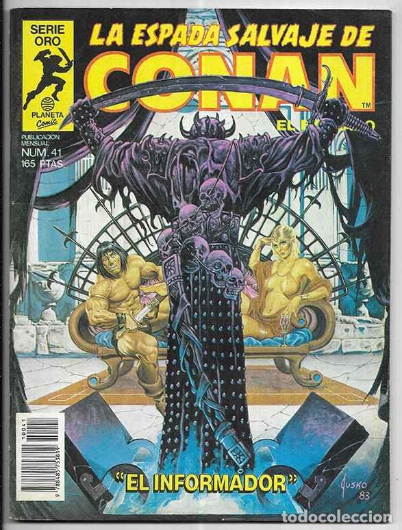 C&oacute;mics: Espada Salvaje de Conan el barbaro, La. 1&ordf; edici&oacute;n n&ordm; 41 - Foto 1
