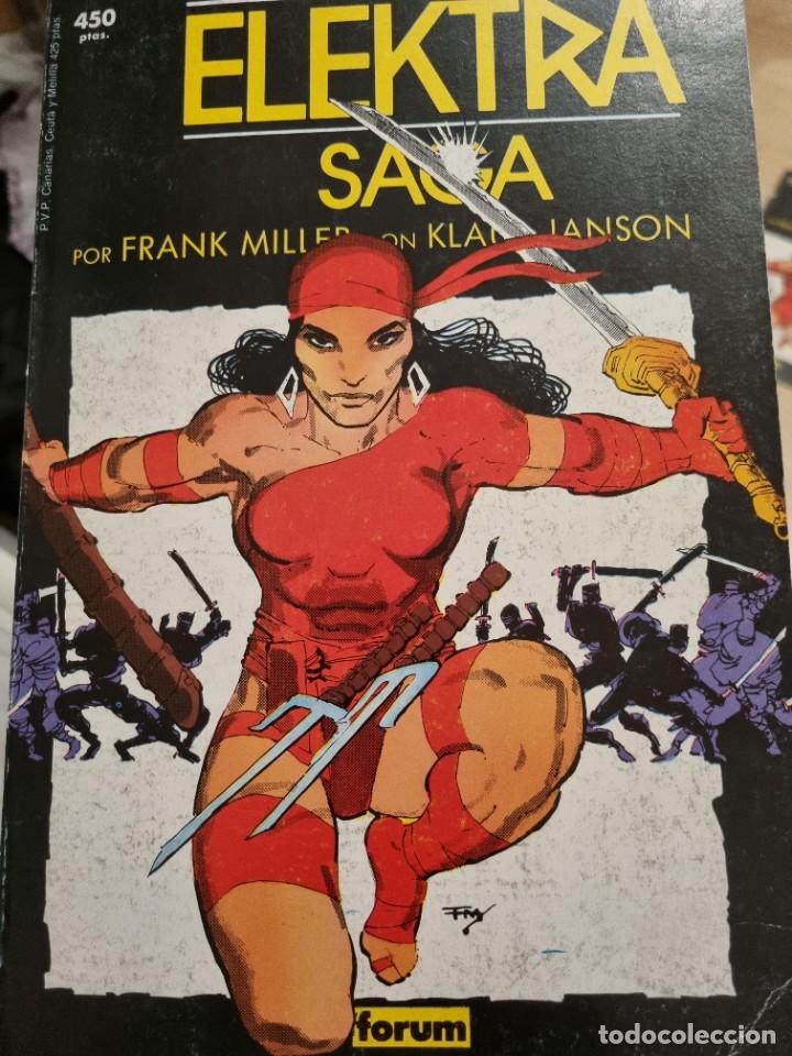 C&oacute;mics: ELEKTRA SAGA FRANK MILLER-KLAUS JANSON COMPLETA 4 COMICS ED FORUM 1990 - Foto 7